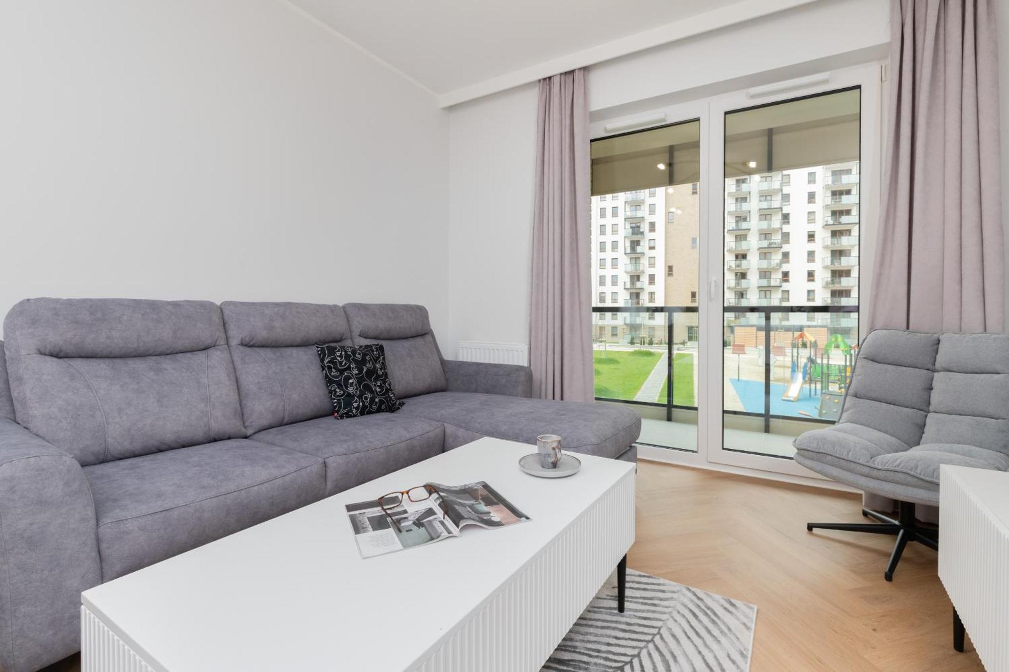 Nowa Letnica Comfortable Apartments With Balcony & Parking Gdansk By Noclegi Renters エクステリア 写真